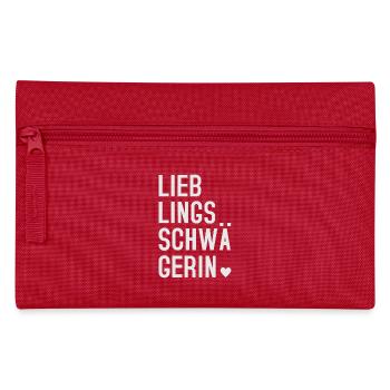 Lieblingsschwägerin - Federtasche - Rot - Vorne