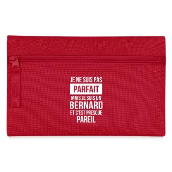 Nom de Famille - BERNARD - Trousse - rouge - Devant