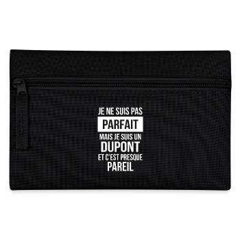 Nom de Famille - DUPONT - Trousse - noir - Devant