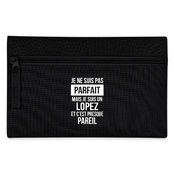 Nom de Famille - LOPEZ - Trousse - noir - Devant