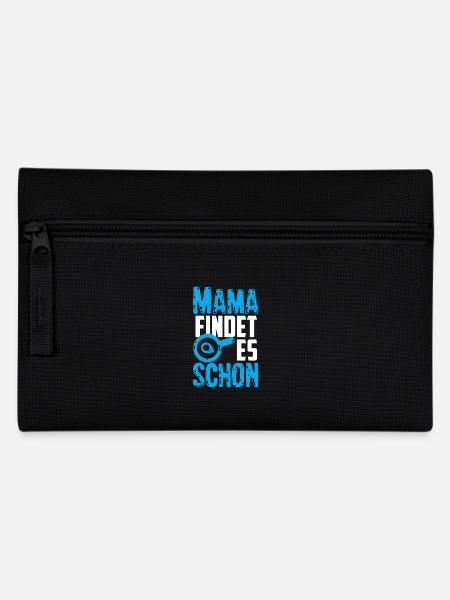 Mama findet es schon - Federtasche - Schwarz
