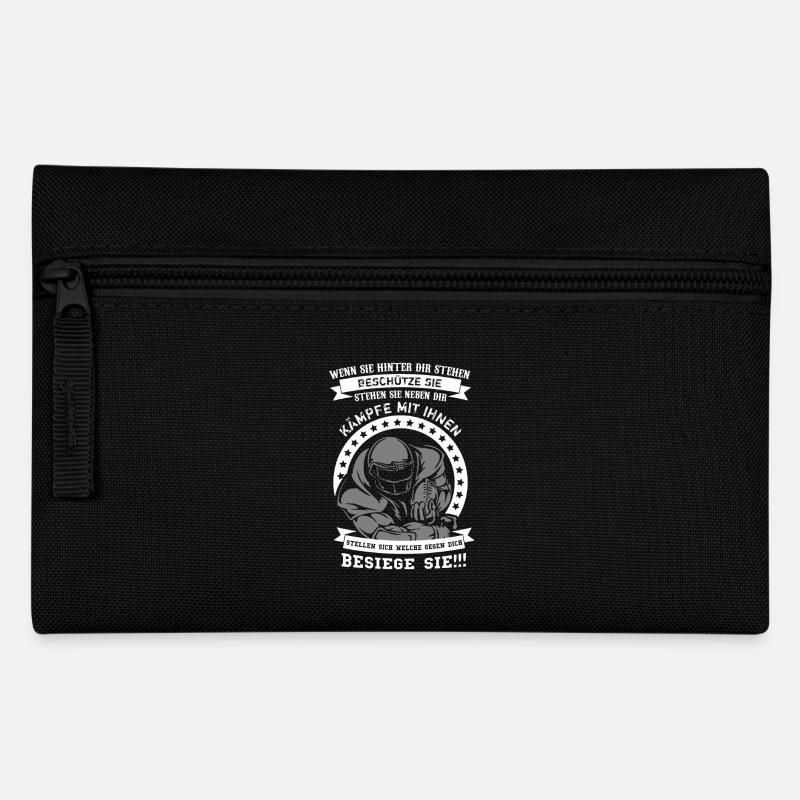 American Football - Federtasche - Schwarz