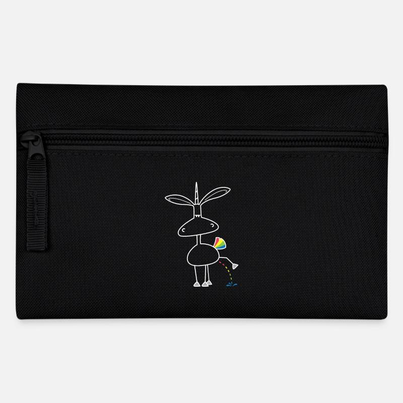 Dru - bunt pinkeln - Federtasche - Schwarz