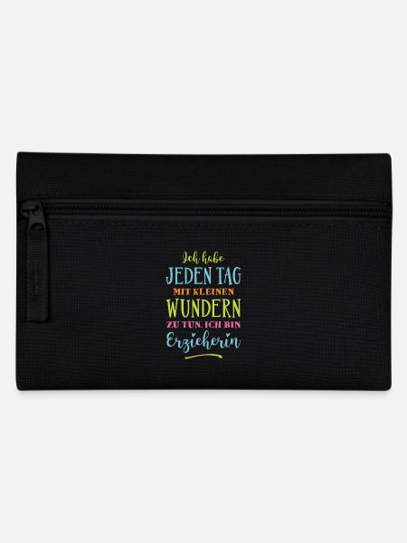 Erzieherin - Kleine Wunder - Federtasche - Schwarz