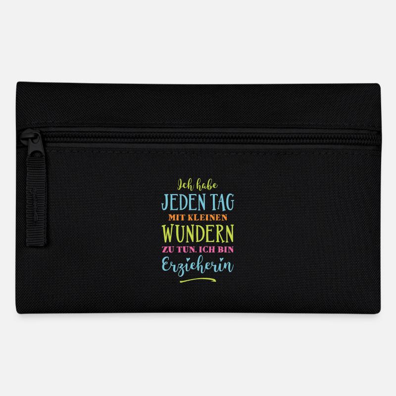 Erzieherin - Kleine Wunder - Federtasche - Schwarz
