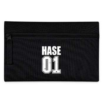 Hase Hasi Maus Queen Mausi Kosename 01 King - Federtasche - Schwarz - Vorne