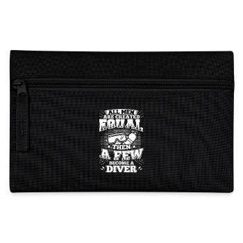 Drôle plongée Diver plongée shirt tous les hommes égaux - Trousse - noir - Devant