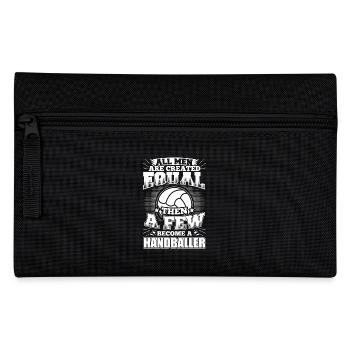handball drôle de handball chemise tous les hommes égaux - Trousse - noir - Devant