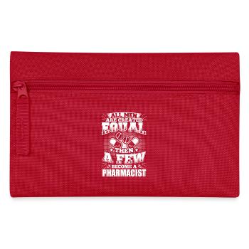 Drôle pharmacien pharmacie chemise tous les hommes égaux - Trousse - rouge - Devant