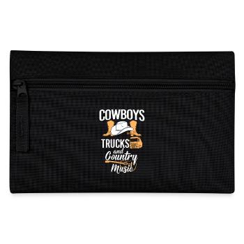 Cowboys Trucks et la musique country - Trousse - noir - Devant