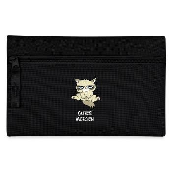 guten morgen white - Federtasche - Schwarz - Vorne