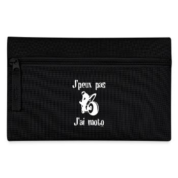 j peux pas j ai moto - Trousse - noir - Devant