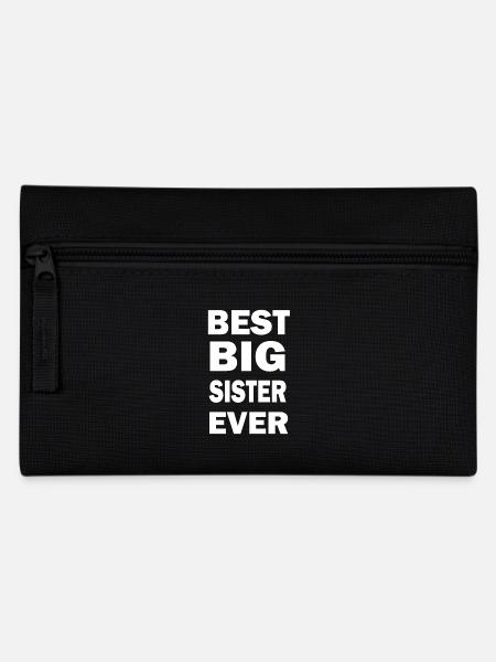 Best Big Sister Ever - Pencil Case - black