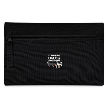 Who let the dogs out? - Pencil Case - black - Front