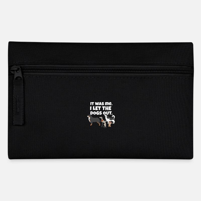 Who let the dogs out? - Pencil Case - black