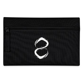 zahl 8 nummer acht Vektor weiß - Pencil Case - black - Front
