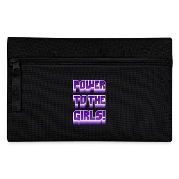 Power to the Girls - Pencil Case - black - Front