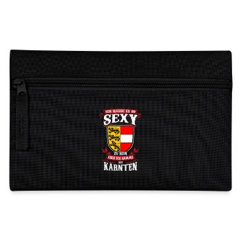 Sexy und Stolz Kärnten Edition für wahre Kärntner - Federtasche - Schwarz - Vorne
