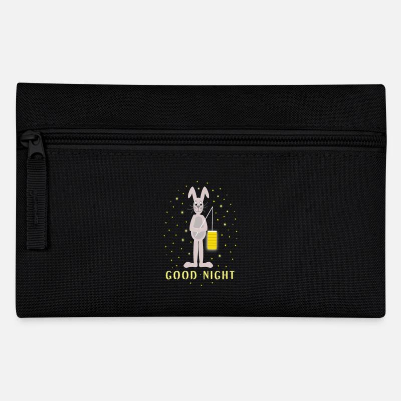 gute Nacht Schlafshirt good night - Federtasche - Schwarz