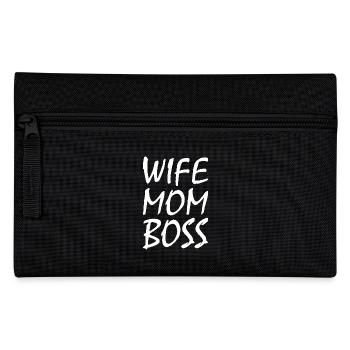 Wife mom boss - Trousse - noir - Devant