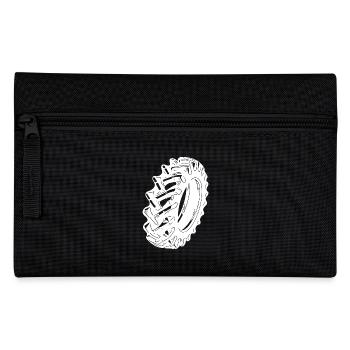 Huge tyre for sports and tractor fans - Pencil Case - black - Front