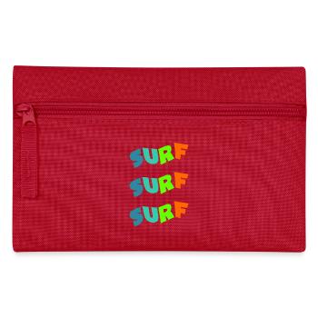 SURFEN. WELLENREITER. WELLENREITER. SPORT. FEIERTAG. REISE. - Federtasche - Rot - Vorne