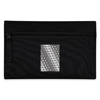 Grayscale gradient Turn right - Pencil Case - black - Front