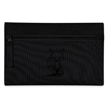 Niedliche vintage Fuchs Zeichnung - Federtasche - Schwarz - Vorne