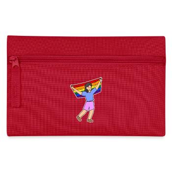 Parade Right-wing Gay Rainbow Flag Lgbt - Pencil Case - red - Front