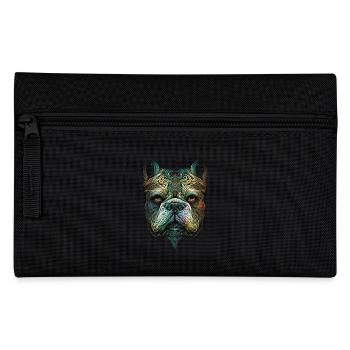 Holly Bulldog! - Pencil Case - black - Front