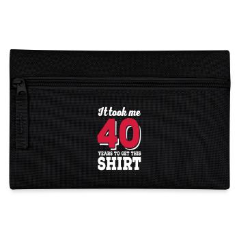 40th birthday - Pencil Case - black - Front
