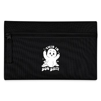 Geist This is Boo Shit Lustige Halloween Sprüche - Federtasche - Schwarz - Vorne
