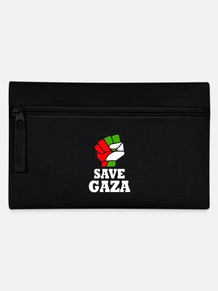 Save gaza - Pencil Case - black