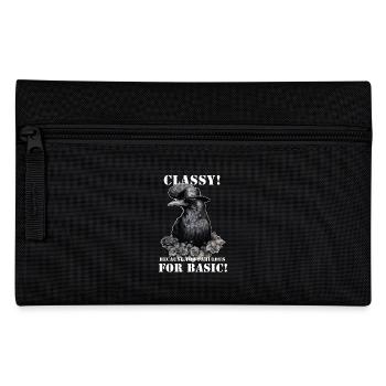 Steampunk Raven - Pencil Case - black - Front