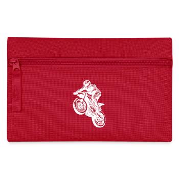 Courses de motos, Saut tout-terrain, Conduite tout-terrain - Trousse - rouge - Devant