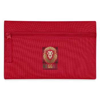 reggae music conquering lion - Trousse - rouge - Devant