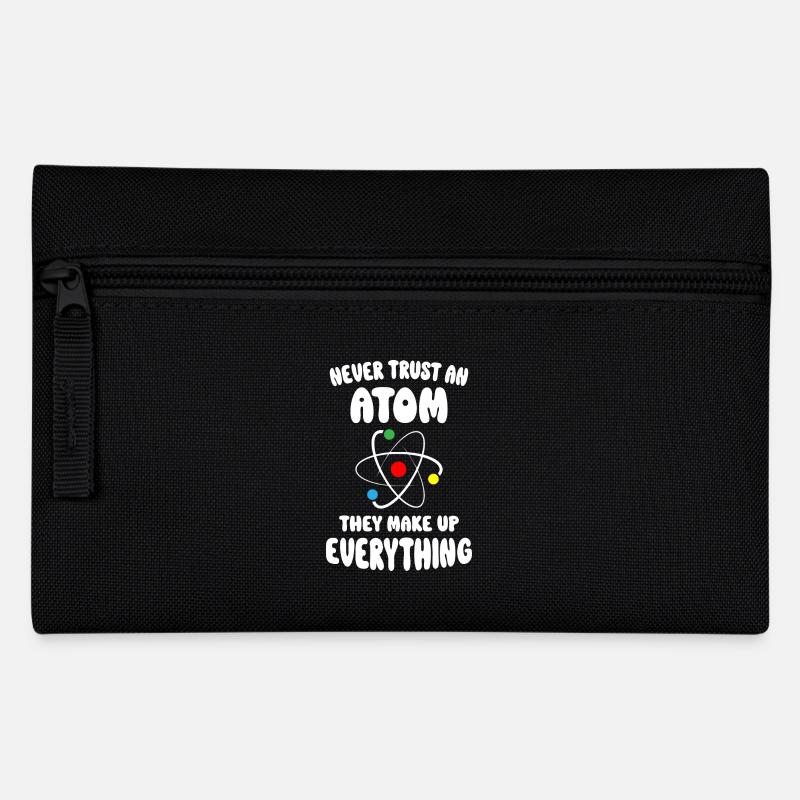 Never Trust An Atom - Federtasche - Schwarz