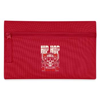 Crâne vintage & console d’enregistrement Hip Hop Vibes - Trousse - rouge - Devant