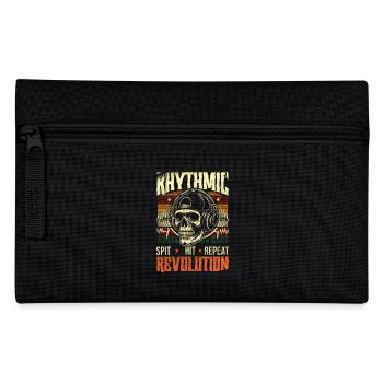 Vintage Rapper Skull Equalizer Rhythmic Revolution - Federtasche - Schwarz - Vorne