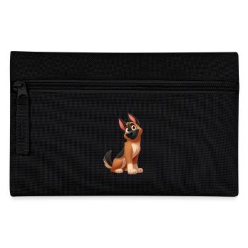 German Shepherd 14 - Pencil Case - black - Front