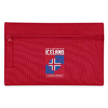 Islande - Trousse - rouge - Devant