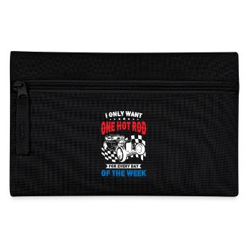 I Only Want One Hot Rod For Every Day Of The Week - Federtasche - Schwarz - Vorne