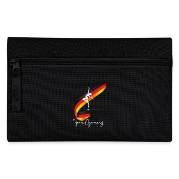 Team Germany with dancer and flag backprint - Pencil Case - black - Front