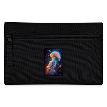 Oeuvre de méduse cosmique - Trousse - noir - Devant