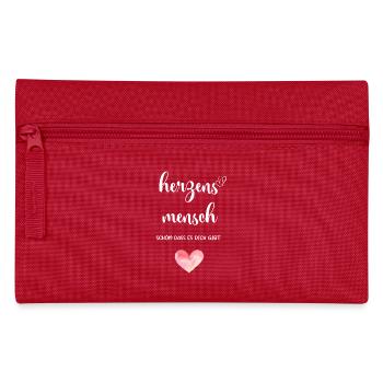 A person of the heart - Pencil Case - red - Front