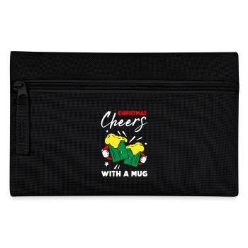 Christmas Cheers With A Mug - Pencil Case - black - Front