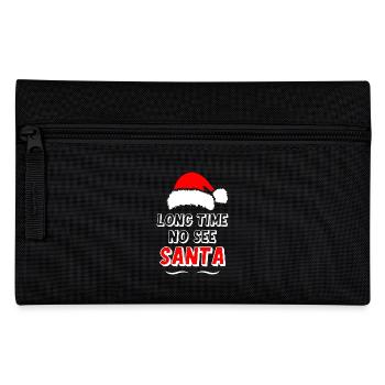 Père Noël longtemps sans voir - Trousse - noir - Devant