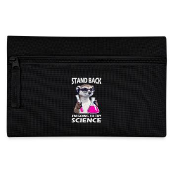Prendre du recul - un suricate s’essaie à la science - Trousse - noir - Devant