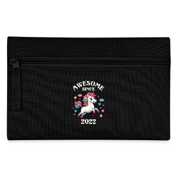 Greatsince 2022 - Licorne d’anniversaire d’enfants - Trousse - noir - Devant