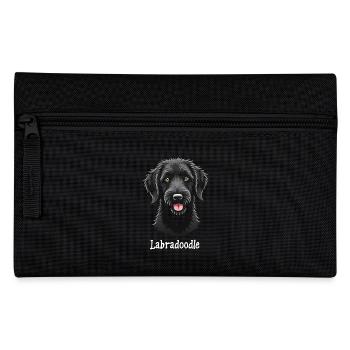 Labradoodle-Liebe T-Shirt für Hundefans - Federtasche - Schwarz - Vorne